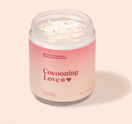 Beurre corporel fouetté Pêche et framboises - Cocooning Love